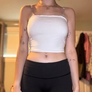 🌸Garage White tube top size small